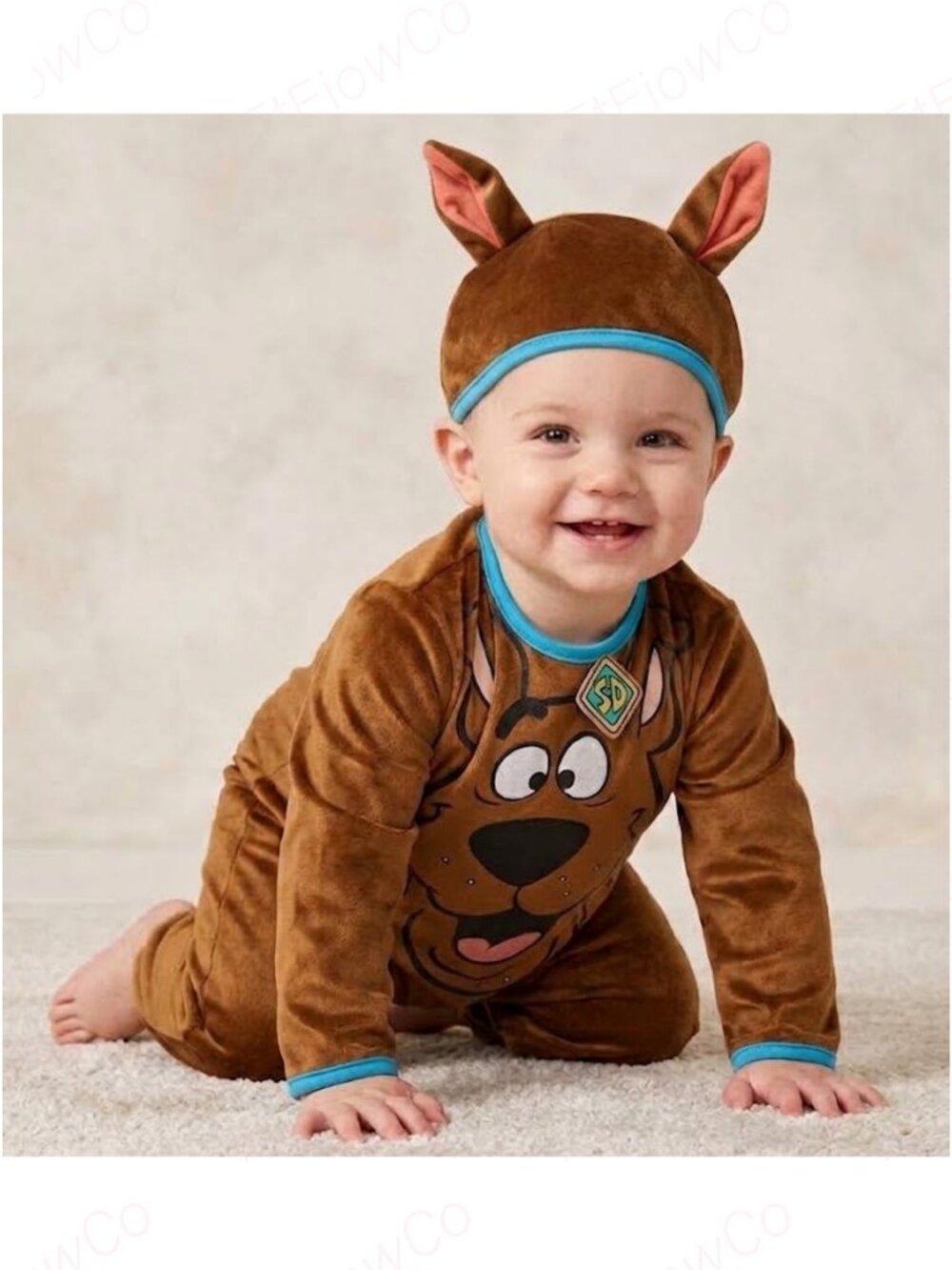 Rubieโs Scooby-Doo Infant Costume 6-12 Months Jumpsuit Headpiece NWT
